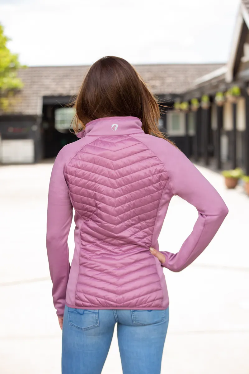 Hy Equestrian Synergy Sync Lightweight Padded Jacket - Grape-1